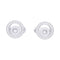 Boucles d'oreilles Boucles d'oreilles Chopard "Happy Spirit" or blanc, diamants. 58 Facettes 33526