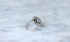 Bague Bague Art Déco hexagonale saphir diamants 58 Facettes