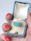 Bague chevalière vintage turquoises 58 Facettes