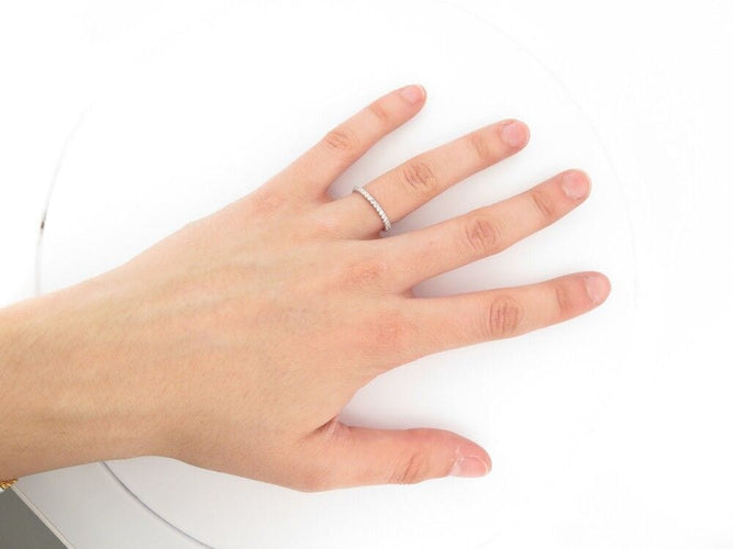 Bague 51 CARTIER - Bague "Etincelle" Or Blanc & Diamants 58 Facettes 249802