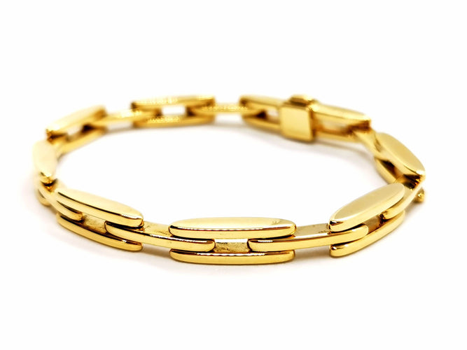 Bracelet Bracelet Maille grain de riz Or jaune 58 Facettes 1292208CN