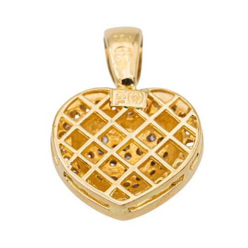 Pendentif Pendentif Coeur Or jaune Diamant 58 Facettes 2673348CN