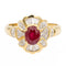 Bague 53 Bague Or jaune Rubis 58 Facettes 2309002CN