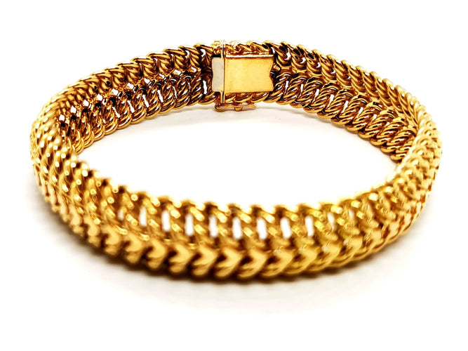 Bracelet Bracelet Maille américaine Or jaune 58 Facettes 1179556CD