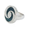 Bague 53 Bague Bulgari "Hypnotique" plateau tournant or blanc et acier, onyx et diamants. 58 Facettes 31216