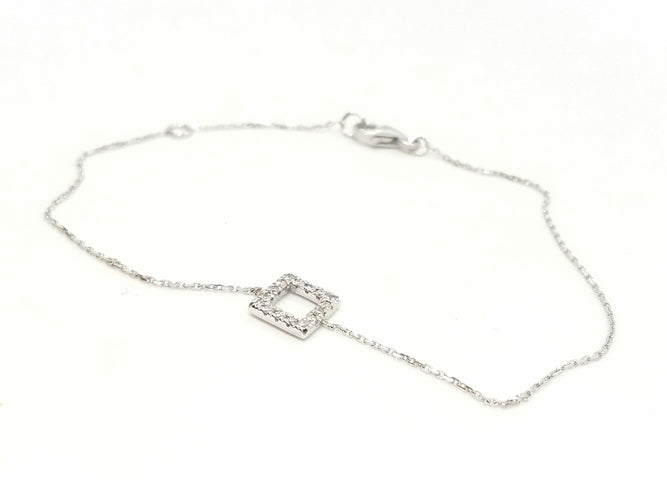 Bracelet Bracelet Graphique Or blanc Diamant 58 Facettes 579173RV
