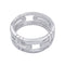 Bague 52 Bague Bulgari, "Parentesi", or blanc. 58 Facettes 32356