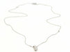 Collier Collier Chaîne + pendentif Or blanc Diamant 58 Facettes 579135RV
