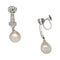 Boucles d'oreilles Boucles d'oreilles Mellerio dits Meller en or, platine, diamants et perles. 58 Facettes 31910