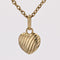 Pendentif Breloque coeur or jaune 58 Facettes CVP99