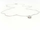 Collier Collier Or blanc Diamant 58 Facettes 579143RV