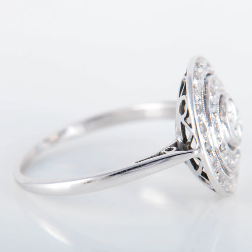 Bague 55 Bague Platine Diamants 58 Facettes 8391