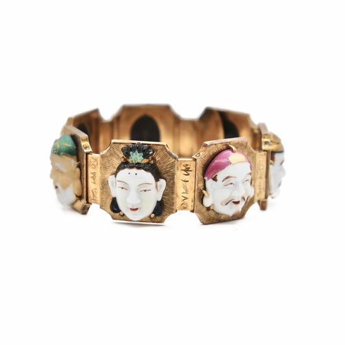 Bracelet Bracelet "sept visages" Or jaune Céramique 58 Facettes REF2314