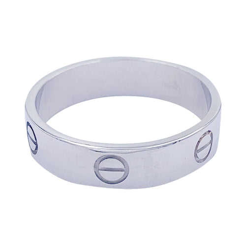 Bague 58 Bague Cartier, "Love", or blanc. 58 Facettes 33090