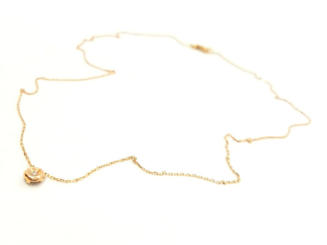 Collier Collier Or rose Diamant 58 Facettes 579063RV