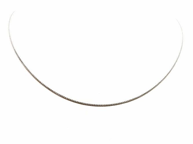 Collier Collier Maille palmier Or blanc 58 Facettes 1152853CD