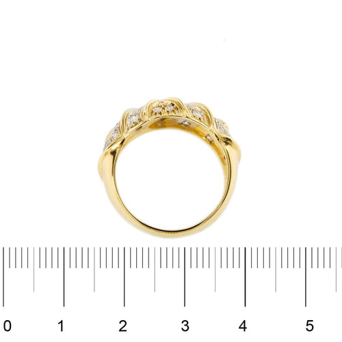 Bague 55 Bague bandeau diamants 58 Facettes 30011