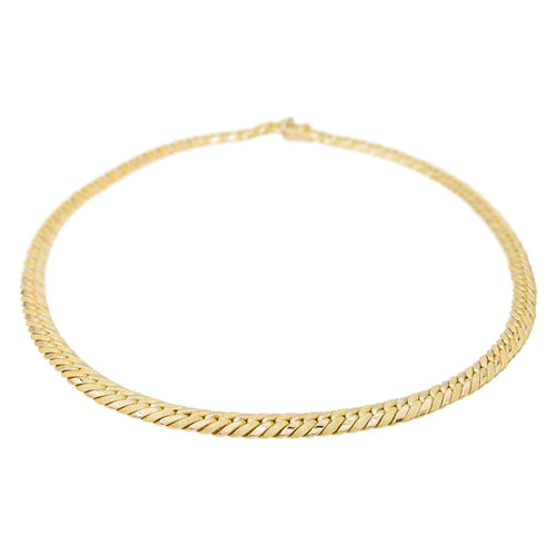 Collier Caplain Saint André Collier Maille anglaise Or jaune Saphir 58 Facettes 2216830CN