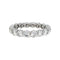 Bague 51 Alliance or blanc, platine et diamants. 58 Facettes 31104