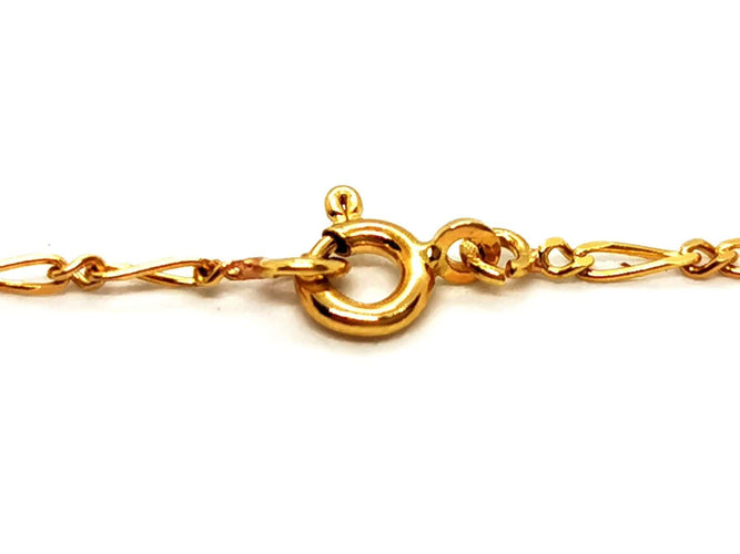 Collier Collier Maille alternée Or jaune Perle 58 Facettes 1654251CN