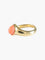 Bague Or Jaune / Corail / 46 BAGUE VAN CLEEF & ARPELS CORAIL & OR 58 Facettes BO/220006 STA