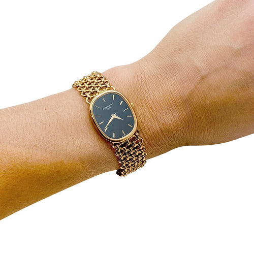 Montre Montre Patek Philippe "Ellipse" en or jaune sur bracelet or jaune. 58 Facettes 29605