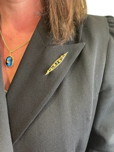 Broche BROCHE ART-NOUVEAU PERLE 58 Facettes 054851