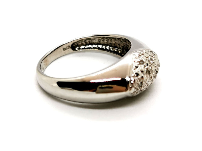 Bague 54 Bague Or blanc Diamant 58 Facettes 1186436CN