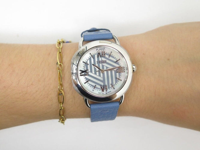 Montre montre FENDI selleria 80200m 35 mm quartz classique 58 Facettes 253053