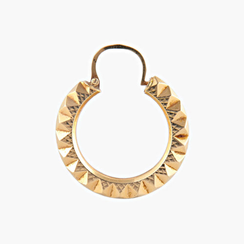 Boucles d'oreilles Or Jaune BOUCLES D'OREILLES "CREOLES" OR JAUNE 58 Facettes BO/220081