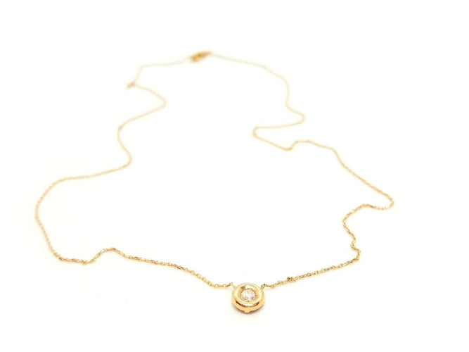 Collier Collier Or rose Diamant 58 Facettes 579085RV