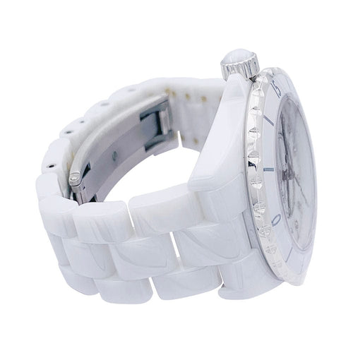 Montre Montre Chanel automatique, "J12", céramique blanche. 58 Facettes 32770