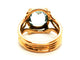 Bague 52 Bague Or jaune Aigue marine 58 Facettes 1649211CN