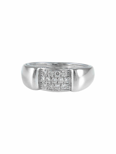 Bague Or Blanc / Diamants / 55 BAGUE "JOY" OR & DIAMANTS 58 Facettes BO/220020 NSS