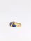 Bague Bague vintage or jaune lapis lazuli 58 Facettes 815