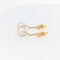 Boucles d'oreilles Boucles d'oreilles Or jaune Perle rose 58 Facettes 27964