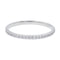 Bague 51.5 Bague Alliance Or blanc Diamant 58 Facettes 2360860CN