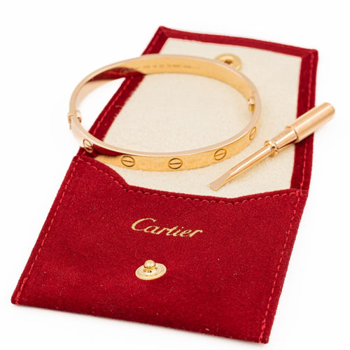 Bracelet Cartier Bracelet Jonc Love Or rose 58 Facettes 2382367CN