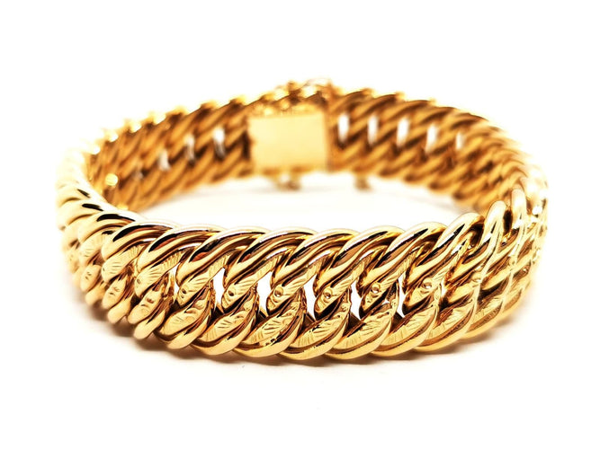 Bracelet Bracelet Maille américaine Or jaune 58 Facettes 1833627CN
