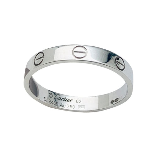 Bague 62 Bague Cartier, "Alliance Love", or blanc. 58 Facettes 31394