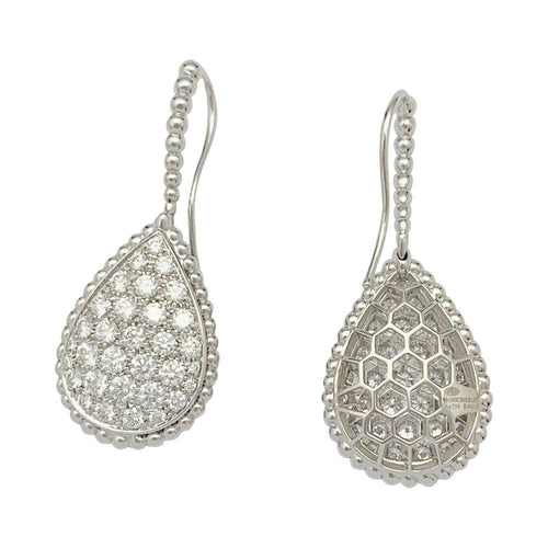 Boucles d'oreilles Boucles d'oreilles Boucheron "Serpent Bohème" en or blanc, diamants. 58 Facettes 31905