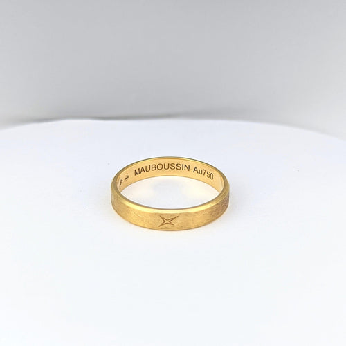 Bague Alliance en or jaune Mauboussin 58 Facettes 21155