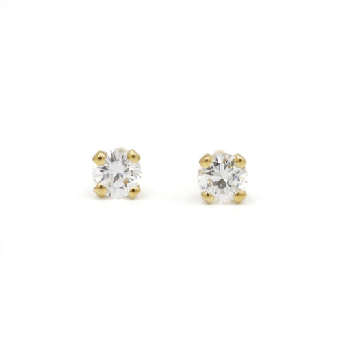 Boucles d'oreilles Puces d'oreilles Or Et Diamants 58 Facettes R220082