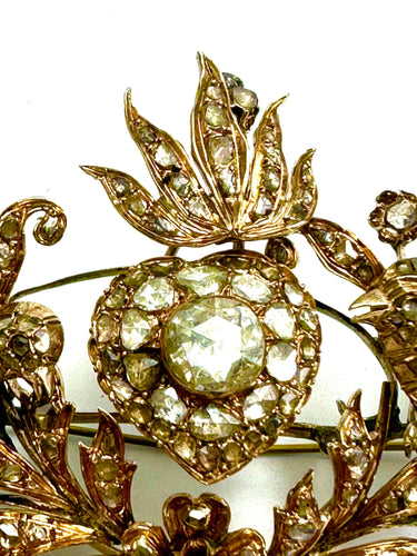 Broche Superbe ensemble broche et bague Empire austro-hongrois 58 Facettes