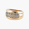Bague 53.5 / Or Jaune / Diamants BAGUE JONC OR & DIAMANTS 58 Facettes BO/220057