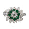 Bague 57 Bague Marguerite Or blanc Diamant 58 Facettes 2737235CN