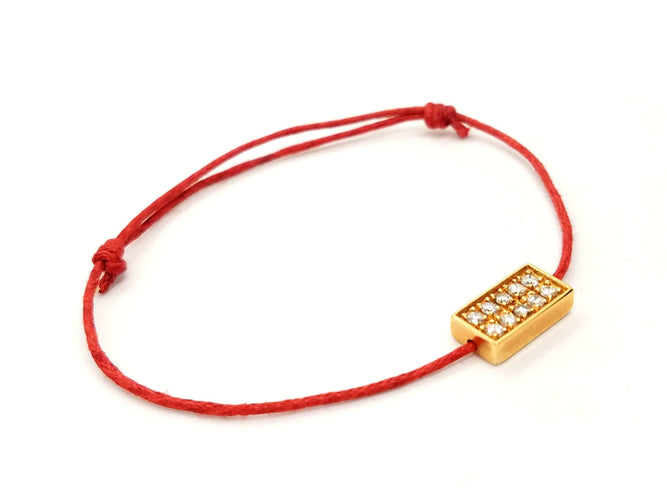 Bracelet Bracelet Cordon Or rose Diamant 58 Facettes 578828RV