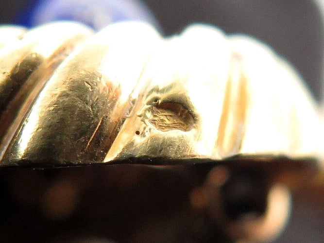 Broche broche VAN CLEEF & ARPELS pendentif croix cabochon lapis lazuli diamants 58 Facettes 257360