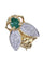 Broche BROCHE ABEILLE ÉMERAUDE ET DIAMANTS 58 Facettes 080431