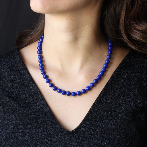 Collier Collier lapis lazuli et son fermoir en or 58 Facettes 21-719